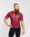 HOLOKOLO Kurzarm Fahrradtrikot - EYELET - bordeaux