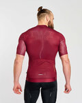 HOLOKOLO Kurzarm Fahrradtrikot - EYELET - bordeaux