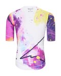 HOLOKOLO Kurzarm Fahrradtrikot - SPLASH - Grau/Lila