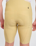 HOLOKOLO Kurze Fahrradhose mit Trägern - NOVEL PRO - Beige