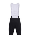 HOLOKOLO Kurze Fahrradhose mit Trägern - NOVEL PRO - Schwarz