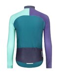 HOLOKOLO Langarm Fahrradtrikot für den Winter - PERFORMANCE WINTER - Lila/Grün