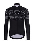 HOLOKOLO Langarm Fahrradtrikot für den Winter - FROSTTRAIL WINTER - Schwarz