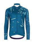 HOLOKOLO Langarm Fahrradtrikot für den Winter - PASSION WINTER - Blau