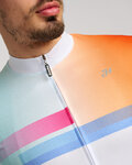 HOLOKOLO Kurzarm Fahrradtrikot - SPECTRO - Weiß