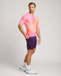 HOLOKOLO Kurzarm Fahrradtrikot - COSMA - Orange/Rosa