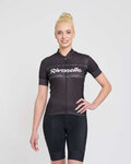RIVANELLE Kurzarm Fahrradtrikot - GEAR UP - Schwarz