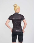 RIVANELLE Kurzarm Fahrradtrikot - GEAR UP - Schwarz