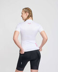 RIVANELLE Kurzarm Fahrradtrikot - LEVEL UP - Weiß