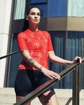 RIVANELLE Kurzarm Fahrradtrikot - METTLE LADY - Rot