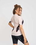 RIVANELLE Kurzarm Fahrradtrikot - HANDS LADY - Beige/Schwarz