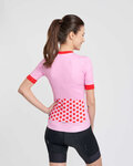 RIVANELLE Kurzarm Fahrradtrikot - FRUIT LADY - Rosa/Rot