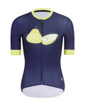 RIVANELLE Kurzarm Fahrradtrikot - FRUIT LADY - Blau/Hellgrün