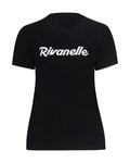 RIVANELLE Kurzarm Fahrrad-Shirt - CREW - Schwarz