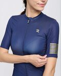RIVANELLE Kurzarm Fahrradtrikot - VICTORIOUS GOLD LADY - Blau