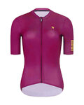 RIVANELLE Kurzarm Fahrradtrikot - VICTORIOUS GOLD LADY - bordeaux