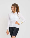 RIVANELLE Langarm Fahrradtrikot für den Sommer - VICTORIOUS GOLD ELITE LADY - Weiß