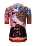 RIVANELLE Kurzarm Fahrradtrikot - FREE ELITE LADY LIMITED EDITION - Orange/mehrfarbig