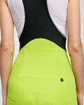 RIVANELLE Kurze Fahrradhose mit Trägern - ACTIVE ELITE - Gelb/Schwarz
