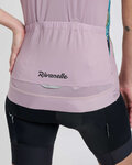 RIVANELLE Kurzarm Fahrradtrikot - MADAM FLOWER - Beige/mehrfarbig