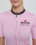 RIVANELLE Kurzarm Fahrradtrikot - VOGUE - Rosa/Schwarz