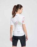 RIVANELLE Kurzarm Fahrradtrikot - MAAPPI ELITE LADY - Weiß/mehrfarbig