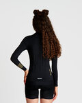 RIVANELLE Langarm Fahrradtrikot für den Sommer - VICTORIOUS GOLD ELITE LADY - Schwarz