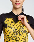 RIVANELLE Kurzarm Fahrradtrikot - CHEETAH II - Gelb/Schwarz