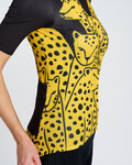 RIVANELLE Kurzarm Fahrradtrikot - CHEETAH II - Gelb/Schwarz