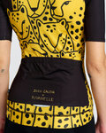 RIVANELLE Kurzarm Fahrradtrikot - CHEETAH II - Gelb/Schwarz