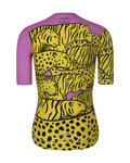 RIVANELLE Kurzarm Fahrradtrikot - CHEETAH - Gelb/Rosa