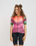 RIVANELLE Kurzarm Fahrradtrikot - SERENITY - Lila/Rot