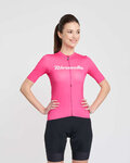 RIVANELLE Kurzarm Fahrradtrikot - DRAW UP - Rosa