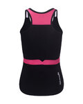 RIVANELLE Ärmelloses Fahrradtrikot - SPARK ELITE - Schwarz/Rosa