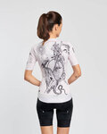 RIVANELLE Kurzarm Fahrradtrikot - TATTOO - Elfenbein/Grau