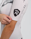 RIVANELLE Kurzarm Fahrradtrikot - TATTOO - Elfenbein/Grau