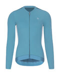 RIVANELLE Langarm Fahrradtrikot für den Winter - SPECIAL - Blau