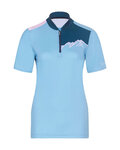 RIVANELLE Kurzarm Fahrradtrikot - ADVENTURE - Blau
