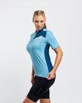 RIVANELLE Kurzarm Fahrradtrikot - ADVENTURE - Blau