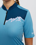 RIVANELLE Kurzarm Fahrradtrikot - ADVENTURE - Blau