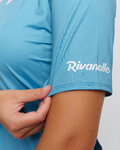 RIVANELLE Kurzarm Fahrradtrikot - ADVENTURE - Blau