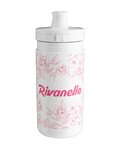 RIVANELLE Fahrrad-Wasserflasche - HYDRA 550 ml - Weiß/Rosa