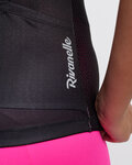 RIVANELLE Kurzarm Fahrradtrikot - ARROW II - Rosa/Schwarz