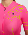 RIVANELLE Kurzarm Fahrradtrikot - PASSION - Rosa/Gelb
