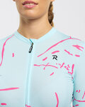 RIVANELLE Kurzarm Fahrradtrikot - PASSION - Blau/Rosa