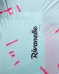 RIVANELLE Kurzarm Fahrradtrikot - PASSION - Blau/Rosa
