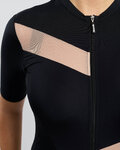 RIVANELLE Kurzarm Fahrradtrikot - GLAMOR - Schwarz/Beige