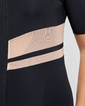 RIVANELLE Kurzarm Fahrradtrikot - GLAMOR - Schwarz/Beige