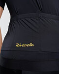 RIVANELLE Kurzarm Fahrradtrikot - GLAMOR - Schwarz/Beige