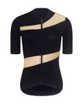 RIVANELLE Kurzarm Fahrradtrikot - GLAMOR - Schwarz/Beige